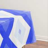Royal blue diamond pattern tischdecke (Beispiel)