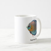 Royal Blue Discus Kaffeetasse (VorderseiteRechts)