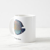 Royal Blue Discus Kaffeetasse (Vorderseite Links)