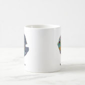 Royal Blue Discus Kaffeetasse (Mittel)