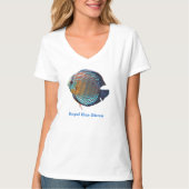Royal Blue Discus T-Shirt (Vorderseite)