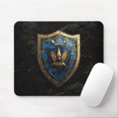 Royal Blue Eagle Crest Gaming Mousepad (Mit Mouse)