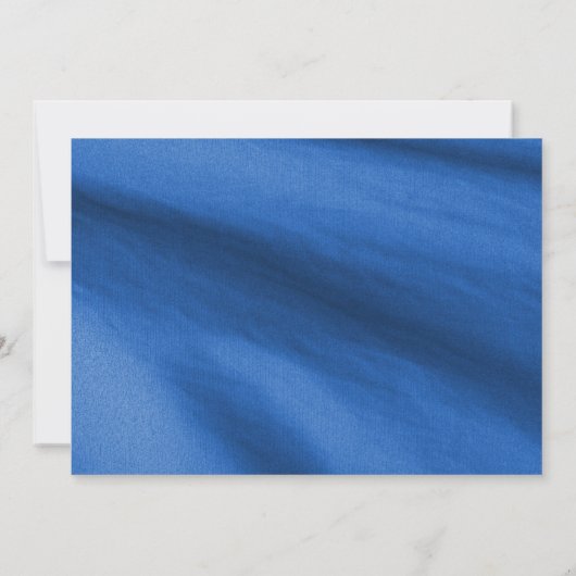 Royal Blue Elegante Graduation Party Einladung (Rückseite)