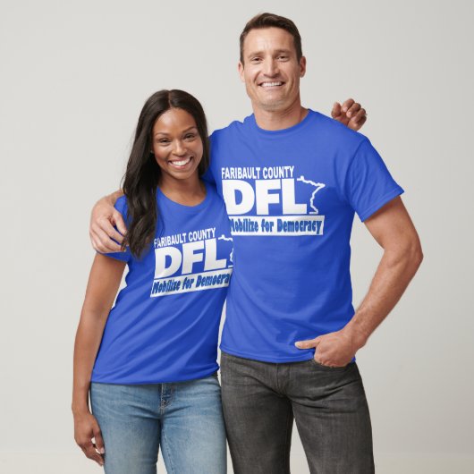 Royal Blue Faribault Co. DFL T - Shirt (100% Baumw (Unisex)