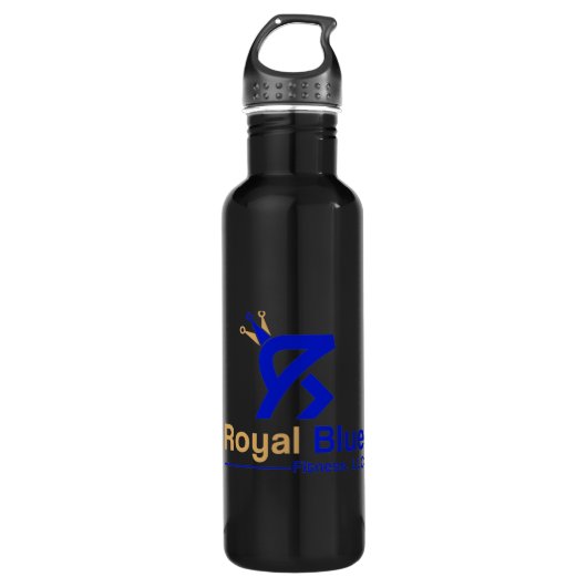 Royal Blue Fitness Water Flasche Edelstahlflasche (Vorderseite)