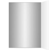 Royal Blue Floral and Silver Heart Tischnummer (Innen (Links))