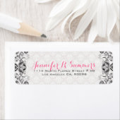 Royal Blue Floral Lace White Damasks (Insitu)