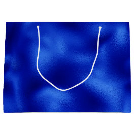 Royal Blue Foil Hanukkah Große Geschenktüte