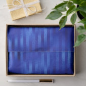 Royal Blue Foil Striping Hanukkah Seidenpapier (Geschenk)