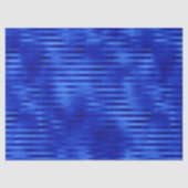 Royal Blue Foil Striping Hanukkah Seidenpapier (Vorderseite)