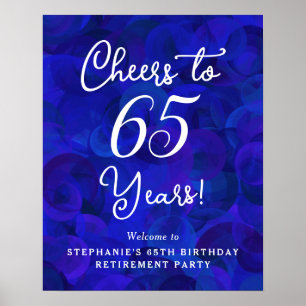 Royal Blue freut sich über 65 Jahre Geburtstagsruh Poster