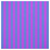 Royal Blue & Fuchsia Farbige Streifen Stoff (Muster)