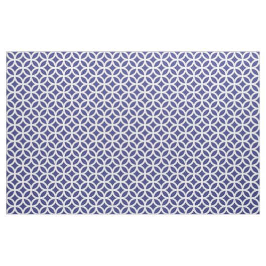 Royal Blue Geometric Muster Stoff (Yard (91,4 cm))