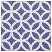 Royal Blue Geometric Muster Stoff (Muster)