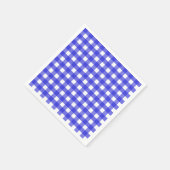 Royal Blue Gingham Serviette (Ecke)