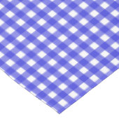 Royal Blue Gingham Tischdecke (Schrägansicht)