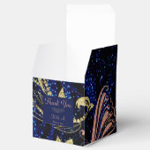 Royal Blue Gold Butterfly Gastgeschenk Hochzeit Bo Geschenkschachtel (Geöffnet)