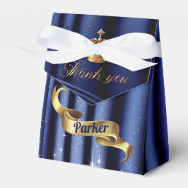 Royal Blue Gold Prince Geburtstag Geschenkschachtel