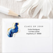 Royal Blue Gold Yellow Elegante Moderner Abschluss (Insitu)