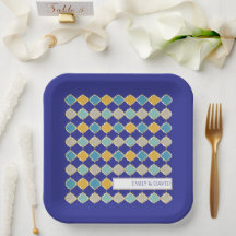 Royal Blue Golden Arab Wedding