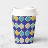 Royal Blue Golden Wedding Pappbecher (Rechts)