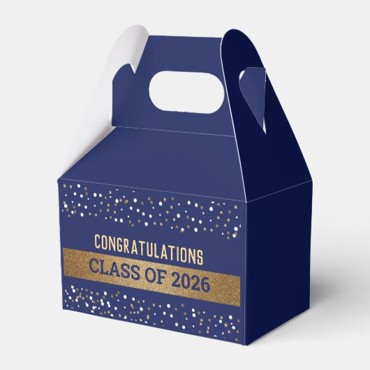 Royal Blue Graduate Class of 2023 Geschenkschachtel (Vorderseite)