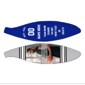 Royal Blue, Grau und White Custom Mini Basketballs (Panele)