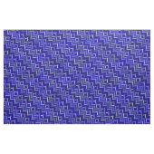 Royal Blue Gray Blue Silver Navy & White Gemustert Stoff (Yard (91,4 cm))