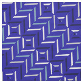 Royal Blue Gray Blue Silver Navy & White Gemustert Stoff (Muster)