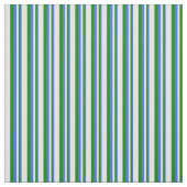 Royal Blue, Green & Light Cyan Lines Stoff (Muster)