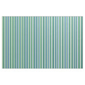 Royal Blue, Green & Light Cyan Lines Stoff (Fat Quarter (45,7 x 55,9 cm))