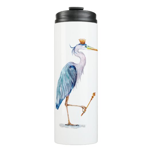 Royal Blue Heron Thermosbecher (Vorderseite)