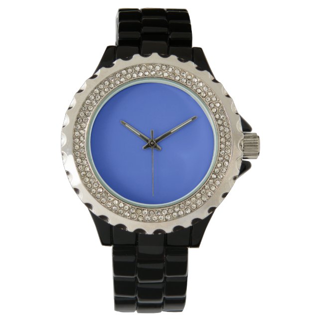 Royal Blue Hex Code 4169E1 Armbanduhr (Vorderseite)