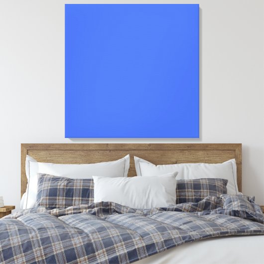 Royal Blue Hex Code 4169E1 Leinwanddruck (Insitu (Schlafzimmer))