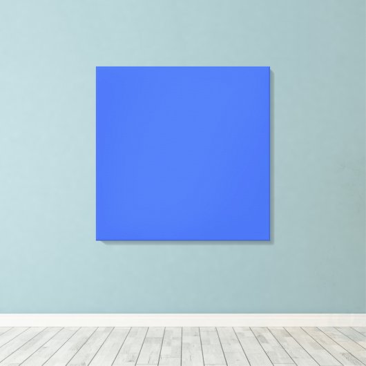 Royal Blue Hex Code 4169E1 Leinwanddruck (Insitu (Holzboden))