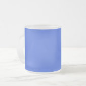 Royal Blue Hex Code 4169E1 Mattglastasse (Vorderseite Links)