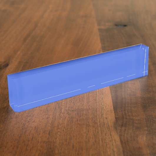 Royal Blue Hex Code 4169E1 Namensplakette (Seite)