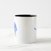 Royal Blue Hockey Zweifarbige Tasse (Mittel)