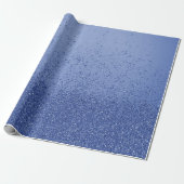 Royal Blue Imitate Glitzer Geschenkpapier (Ungerollt)