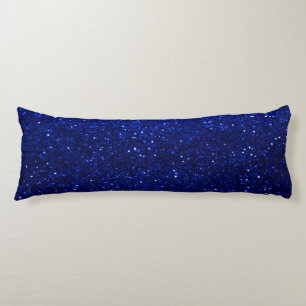 Royal Blue Imitats Glitzer Body Pillow Seitenschläferkissen