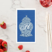 Royal Blue Jar Ginger Jars Mosaic Serviette (Beispiel)