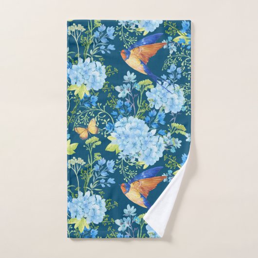 Royal Blue Jay Badhandtuch Set (Handtuch)
