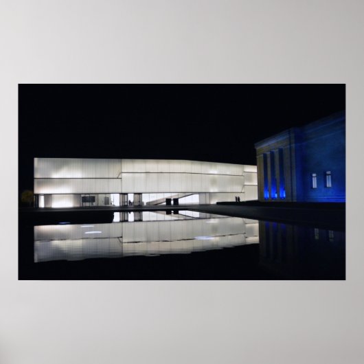 Royal Blue Kansas City Art Museum Poster (Vorne)