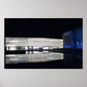 Royal Blue Kansas City Art Museum Poster
