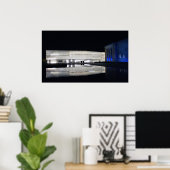 Royal Blue Kansas City Art Museum Poster (Heimbüro)