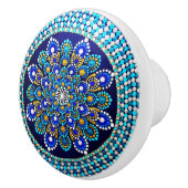 Royal Blue Keramik Knob Keramikknauf (Rechts)