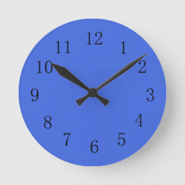 Royal Blue Kitchen Wall Clock Runde Wanduhr