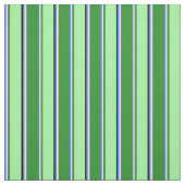 Royal Blue, Lavender, Forest Green, Green & Black Stoff (Muster)