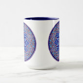 Royal Blue Mandala Tasse (Zentrum)