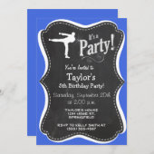 Royal Blue Martial Arts Einladung (Vorne/Hinten)